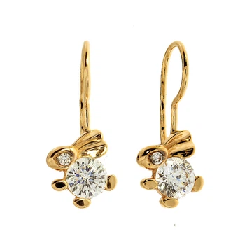 Сережки з петельчастим замком Diamant С2800 (541835)