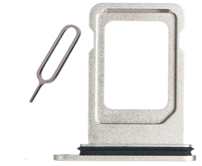 Сим лоток iPhone 13 mini White (+ подарок скрепка)