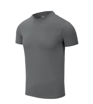 Футболка (Зауженый, Приталенный) T-Shirt Slim Helikon-Tex Shadow Grey XXXL Мужская тактическая