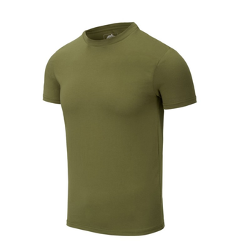 Футболка (Звужений, Приталений) T-Shirt Slim Helikon-Tex US Green S Чоловіча тактична