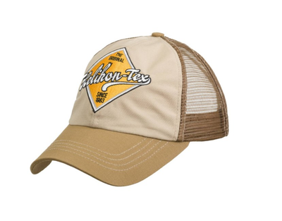 Бейсболка тактическая Trucker Logo Cap Cotton Ripstop Helikon-Tex (Белый койот) One Size