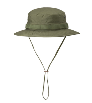 Панама тактическая с защитой для шеи Boonie Hat PolyCotton Ripstop Helikon-Tex Olive Green