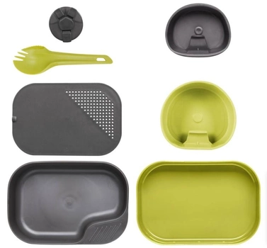 Комплект посуды Wildo Camp-A-Box Helikon-Tex Lime/Grey