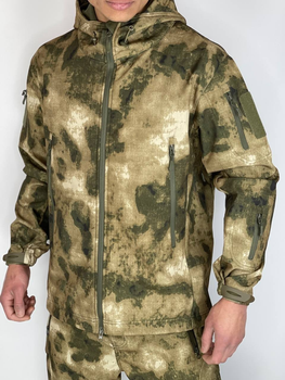 Флісова Куртка у забарвленні камуфляжу ATacsFG Розмір М