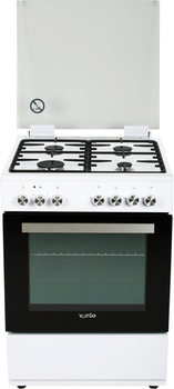 Комбинированная плита VENTOLUX GE 6060 CS 6MT (WH)