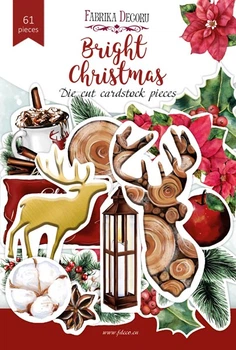 Набір вирубок Фабрика Декору, колекція Bright Christmas 61 шт, FDSDC-04123
