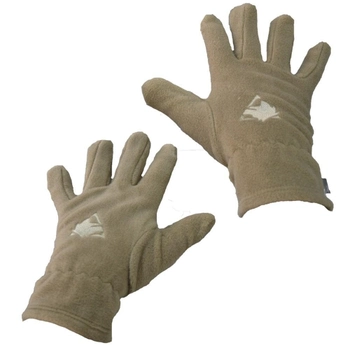 Тактичні флісові рукавички Wolftrap Койот Розмір: M-L (один розмір)
