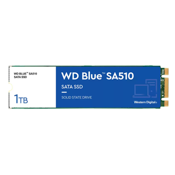 Жесткий диск SSD Western Digital WDS100T3B0B Blue SA510/1Tb/M2/SATA