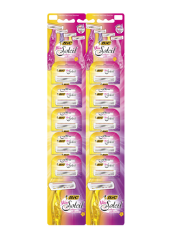 Набір бритв BIC Miss Soleil Colour Collection без змінних картриджів (10 шт) (3086123399464)