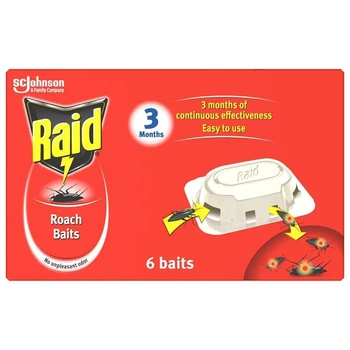 Ловушка Raid для тараканов 6 шт (5000204218916)