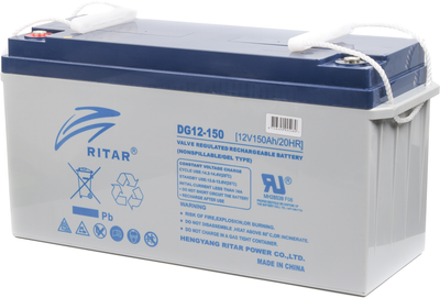 Аккумуляторная батарея Ritar GEL DG12-150 12V-150Ah (DG12-150)