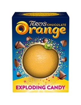 Шоколадный апельсин со взрывной карамелью Terry's Orange Chocolate Exploding Candy 157g