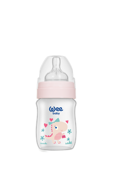 Пляшечка для годування Wee Baby Classic Plus соска № 1 125 мл соска з широкою шийкою 135-6