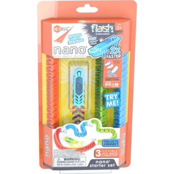 Интерактивная игрушка Hexbug Набор Nano Flash International Starter Set синий (433-7124_blue)