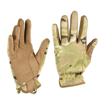 Тактические перчатки военные M-Tac Scout Tactical Mk.2 Multicam рукавицы защитные закрытые пальцы зимние MC XL