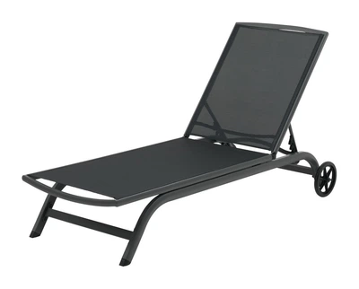 Шезлонг HANSTHOLM 63x200см Black