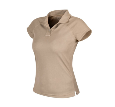 Поло футболка Women's UTL Polo Shirt - TopCool Lite Helikon-Tex Khaki XXL Женская тактическая