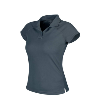 Поло футболка Women's UTL Polo Shirt - TopCool Lite Helikon-Tex Shadow Grey XXXL Женская тактическая