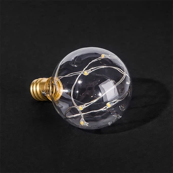 LED лампа G40 1.0W 2200К зі світлодіодними нитками всередині