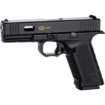 Пистолет пневматический SAS G17 (Glock 17) Blowback. Корпус - пластик (2370.26.57)