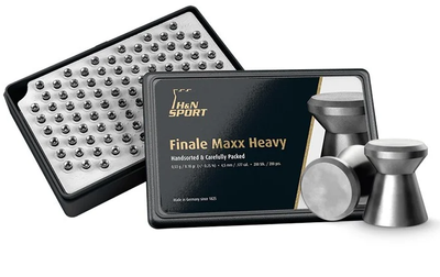 Кулі пневматичні H&N Finale Maxx HW Кал 4.5 мм Вага - 0.53 г. 200 шт/уп (1453.03.70)