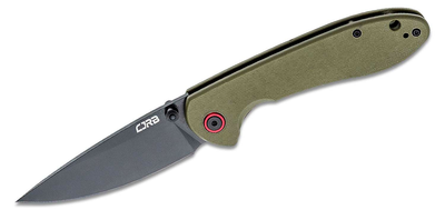 Ніж CJRB Feldspar Black Blade, AR-RPM9 Steel, green (2798.03.04)