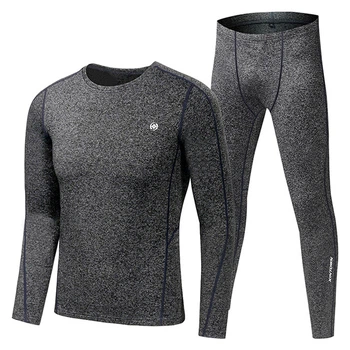 Термобелье мужское XINTOWN NYXT19JBYD-1 Gray 3XL утепленное флисовое спортивное на каждый день (OPT-10781)