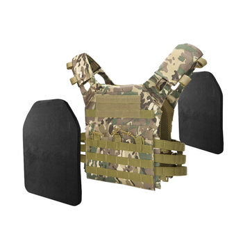 Жилет тактический AOKALI Outdoor A54 Camouflage Sand военный разгрузочный (OPT-13091)