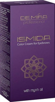 Крем-краска для бровей и ресниц с маслом DeMira Professional Ismida 2 Коричневая 30 мл
