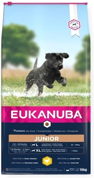 Sucha karma dla psów Eukanuba Developing Junior Large Breed Kurczak 15 kg (8710255146058)