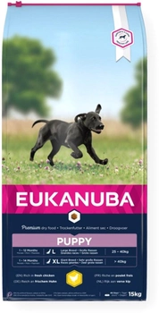 Sucha karma dla szczeniąt dużych ras EUKANUBA Growing Puppy Large Breed 15 kg (8710255122373)