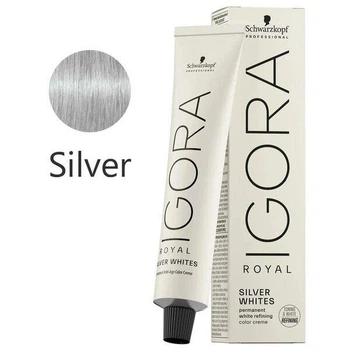 Тонирующий краситель для волос Schwarzkopf Igora Silver Absolutes Silverwhite Серебро 60мл