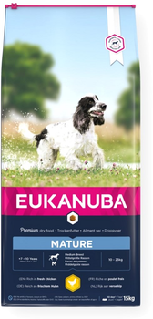 Сухий корм Eukanuba Thriving Mature Medium Dog with Chicken 15 кг (8710255120966)
