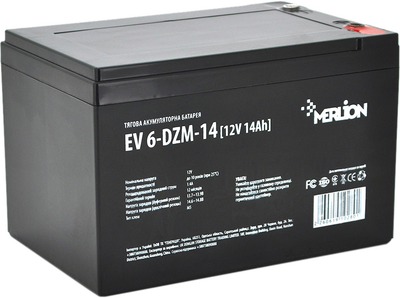 Тяговая аккумуляторная батарея Merlion EV 6-DZM-14 12V 14Ah M5 (YT10280)