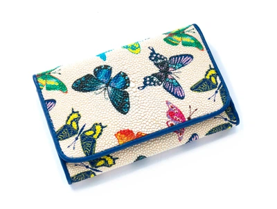 Кошелек из кожи ската Ekzotic Leather Разноцветный (stw 18_5)