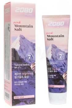 Зміцнювальна зубна паста Aekyung 2080 Pink Mountain Salt Toothpaste з рожевою гімалайською сіллю 120 г (8801046311486)