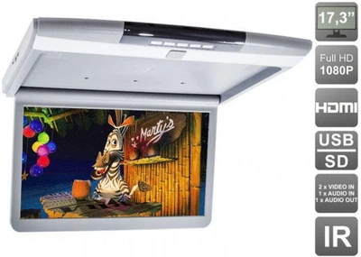 Автомобильный потолочный монитор Android 17″ Rias JL1703FD 1280х720