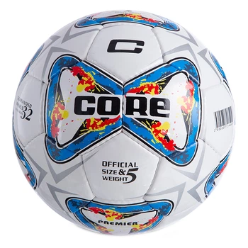 Мяч футбольный Core Premier CR-048 №5 Бело-голубой (57568032)