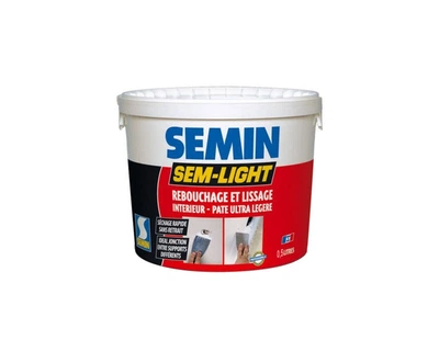 Шпатлевка сверхлегкая SEMIN SEM-LIGHT ремонтная 0,5л