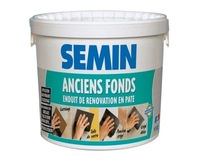 Шпатлевка влагостойкая SEMIN ANCIENS FONDS (HERCULE) ремонтная 15кг