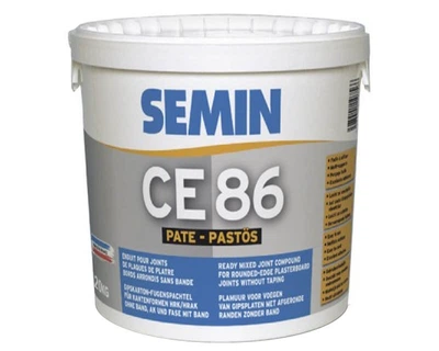 Шпатлевка дисперсионная SEMIN СЕ 86 PATE для заделки стыков гипсокартона без ленты 20кг