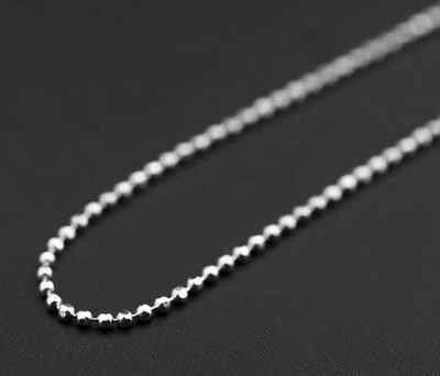 Цепочка нержавеющая сталь 3 мм 60 см шариковая