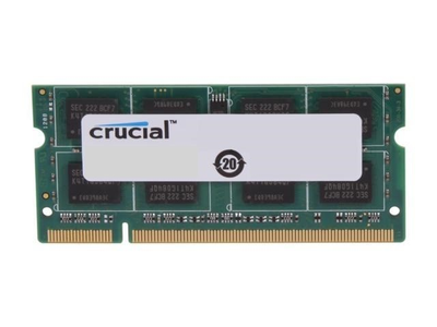 Оперативная память для ноутбука Crucial SODIMM PC2-4200 DDR2 1Gb (CT12864AC53E.8FG) Б/У