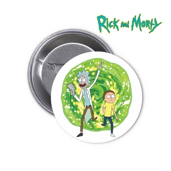 Значок Rick and Morty Рик и Морти #06
