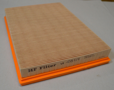 Фільтр повітряний HF Filter VI-051/1 Yellow - Opel - Mann & Hummel C30125/1 – Knecht LX999 - Fram CA10144 – Hengst E391L