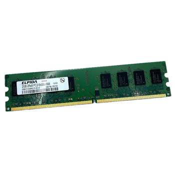 Оперативна пам'ять Elpida DDR2 2Gb 800MHz PC2 6400U CL6 (EBE21UE8AEFA-8G-E) Б/У