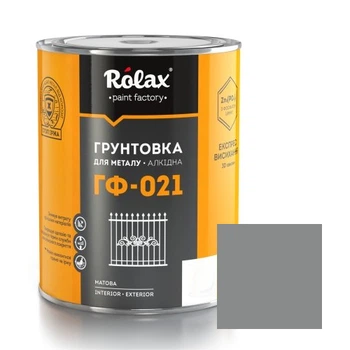 Грунтовка для металла Rolax ГФ-021 серая 12 кг