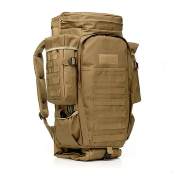 Тактичний рюкзак на 70 літрів з відділенням для зброї BPT8-70 койот