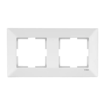 Рамка 2-местная горизонтальна VIKO Meridian белая (90979002-WH)