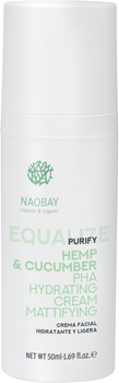 Крем для лица Naobay Equalize Purify Hemp&Cucumber Pha Hydrating Cream Mattifying 50 мл (8436568902074)